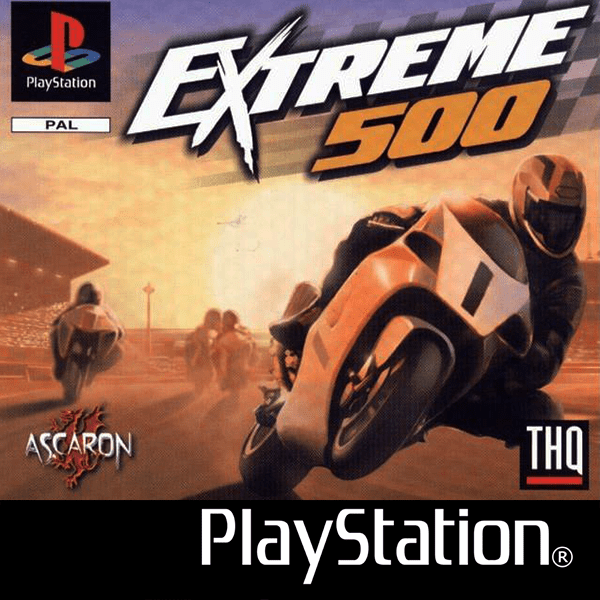 Extreme 500 box art for Playstation